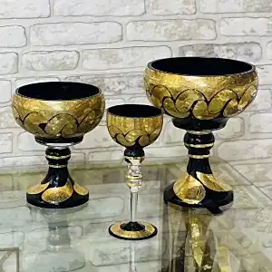 Side Siyah Altın Full Set