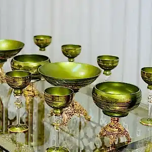 Eskitme M. Yeşil 12 Parça Set