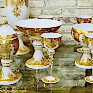 Papatya Beyaz Altın Full Set