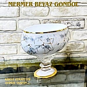 MERMER BEYAZ ALTIN GONDOL
